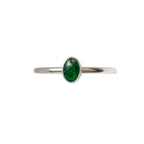 Tiny Oval Memorial Ring