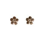 Flower Stud Memorial Earrings
