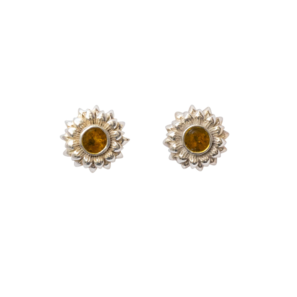 Sunflower Stud Memorial Earrings