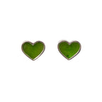 Heart Stud Memorial Earrings